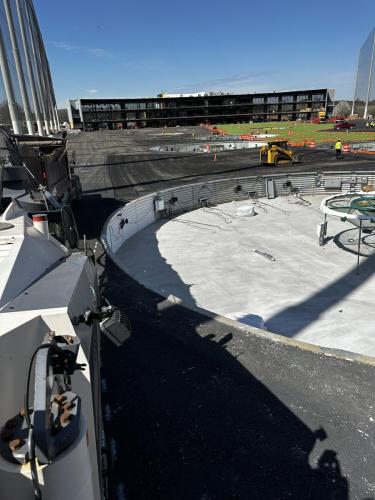 Asphalt Milling at a Top Golf location