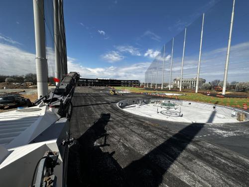 Asphalt Milling at a Top Golf location
